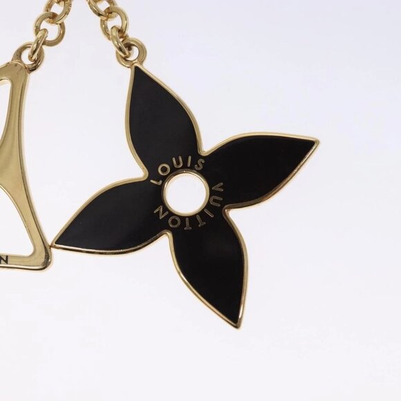 LOUIS VUITTON Porte Cles Puzzle Charm metal Gold M65218 LV Auth 131845 - Picture 3 of 10